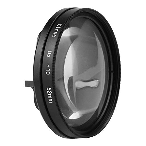 52mm Professional Underwater Photography Close-Up Macro Filter 10X Magnificatoin High Definition Lens for GoPro HERO7 Black,HERO6 Black,HERO5 Black and Hero(2018)