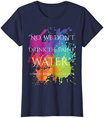 Womens Art Teacher Classroom School Paints Students XL Navy