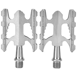 SOONHUA Bike Pedal Mountain Bicycles Pedals, Aluminium Alloy Ultralight Bicycle Bearing Pedal Replacement Accessory for…