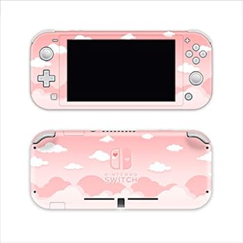 Rose Gold Pastel Sky Clouds Full Wrap for Nintendo Switch Lite 3M Vinyl Skin for Nintendo Switch Lite 3M Premium Vinyl 3M overlaminate