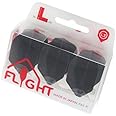 LSTYLE Dart Flights - L3 EZ Shape - Black | Set of 3 | for Soft & Steel Tip Darts