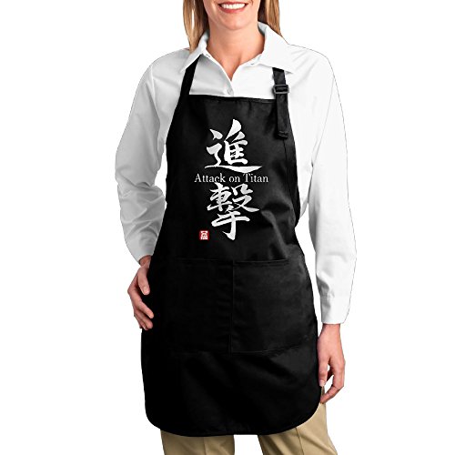 Attack On Titan Shingeki No Kyojin Cosplay Logo Pocket Cooking Apron