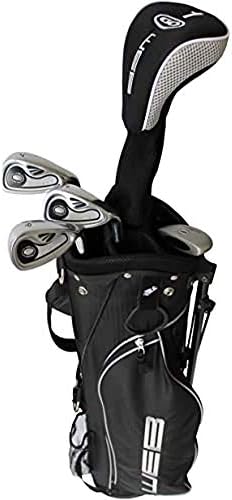 Go Kids’ Web Golf Set, Charcoal, Size 13-16