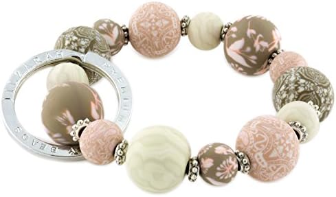 JILZARAH Wrist Keychain - Small (Henna Rose)