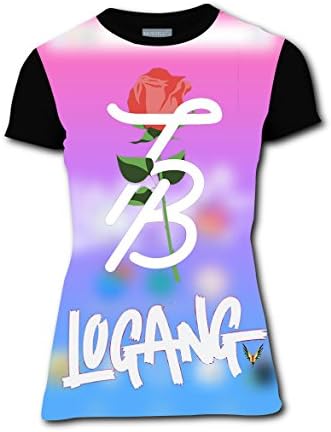 EIOJN Womens Tessa Brooks Rose Shirt Team 10 3D T-Shirt Short Sleeves Tee Creative M