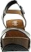 Refresh Mara-06 Womens Ankle Strap Comfort Wide Band Platform Wedge Sandals, Black, 8