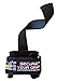 Best Heavy Duty Lifting Straps Neoprene Padded 1 Pair Wrist Wraps & Rubbery Grip Support