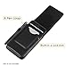 BECPLT for Galaxy Note 10 +Plus 5G Holster Black Mobile Phone Belt Pouch Holster Cover Belt Clip Case Pouch for S20+ Plus / S20 Ultra 5G/ Note 9 Note 8 (Fit w/Thin Case on)
