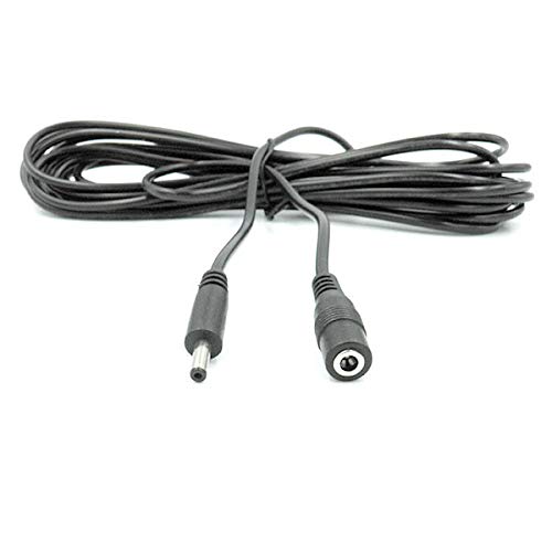 Foscam Power Extension Cable - 3 Metres (10ft) 12V Black - Compatible with FI9902P, G4P, G2EP, G4EP, FI9900P, FI9961EP, FI9928P IP Cameras and More — image 1