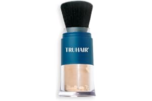 TRUHAIR Color Fibers Root Coverage & Density Booster | Quick-Apply Root Touch Up Hair Color | Natural Color Matching, Gray Hair Cover up to Color Gray Roots - 11 Hair Colors Available (Light Blonde)