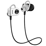 Bluetooth Headphones, IAVCC Wireless Earphones Sports Earbuds with Mic and APT-X, Secure Fit Running, Cycling, Hiking for iPhone 7, 7Plus, Samsung S7 and Other Bluetooth Devices (Black)