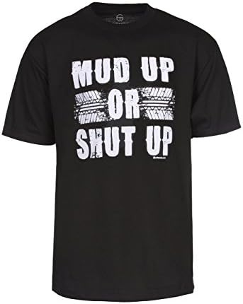 Gravity Trading Mens Mud up Or Shut up Short-Sleeve Black T-Shirt - 2X-Large