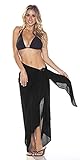 Oryer Womens Sarong Wrap Beach Pareo Swimwear Chiffon Cover up Swimsuit Wrap