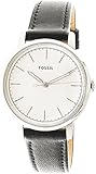 Fossil Women's ES4186 Neely Three-Hand Black Leather Watch