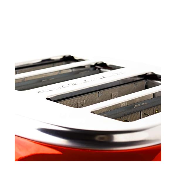 Haden-Jersey-Toaster--Electric-Stainless-Steel-Toaster-Four-Slice-Marmalade-CE45-NOT-RED Haden Jersey 4 Slice Orange Toaster – Electric Stainless-Steel Retro Toaster - Variable Browning Control - Reheat and…