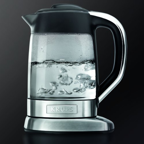KRUPS FL700D51 Electric Glass Kettle with Incorporated Tea Infuser and