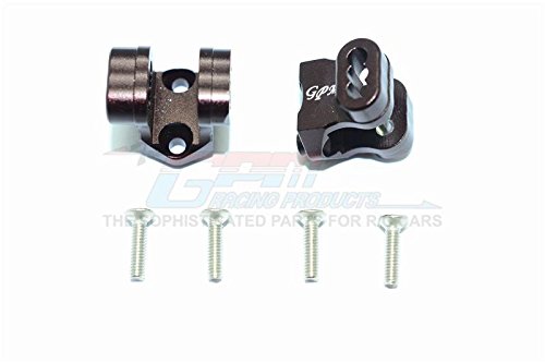 Traxxas TRX-4 Trail Defender Crawler Upgrade Parts Aluminum Rear Axle Mount Set For Suspension Links - 2Pc Set Brown