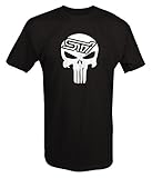 Punisher Skull STI Subaru Racing T shirt - Xlarge