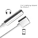 SOKAD LYSB01M3RBVVE-ELECTRNCS iPhone 7/7 Plus 2-in-1 Lightning Charging Cable 3.5mm Headphone Adapter and Lightning Charging Port Extension Cable for Apple Devices iPhone Lightning Converter and Audio Jack, No Music Control