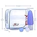 LVLY Travel Bottles TSA Approved Leak Proof 3oz Silicone Travel Toiletries Bottles (4 Pack)