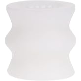 Doc Johnson GoodHead - Glow Helping Head Silicone - Ultimate BJ Helper - 2 inch Super-Soft Silicone Stroker, for Handheld Use During Fellatio, for Adults Only, Frost (Glows in the Dark)