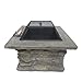 Palm Springs Outdoor/Patio Stone Coal/Wood Burner Fire Pit