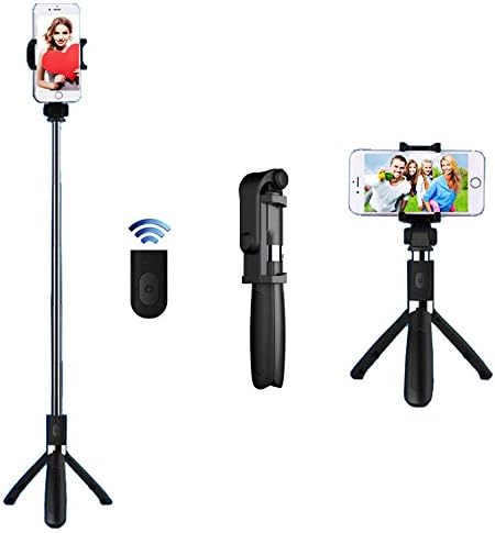Selfie Stick,Rymbo Selfie Stick Aluminum Tripod with Detachable Bluetooth Remote Camera Shutter for iPhone,Samsung Galaxy Nexus Moto Android iOS Smartphones