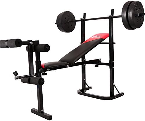 Doitpower Crystal Gym Equipment Weight Lifting Bench Leg Press Machine Body Building Exercise Bench-40kg