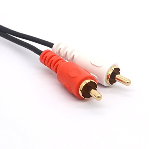 XLR to RCA Y Splitter Cable, 1 XLR Female to 2 RCA Male Stereo Plug Adapter Cable Stereo Audio Extension Cord