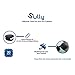 Silicone Skins for Arlo Pro (4 pcs Black) for Arlo Pro and Pro 2 Pro2 Wireless Free Camera Protective Case - for Netgear Arlo Pro Smart Security Accessories VMA4200B - Perfect fitting - By Sully …