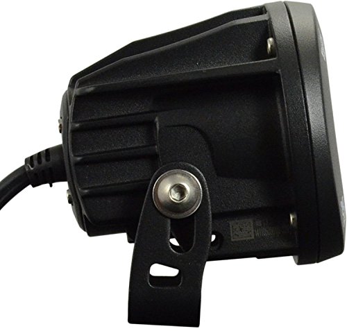 Vision X Lighting (XIL-OPRH115KIT) Optimus Round Halo 1, 10W LED, Emark Approved, 15 Degree Narrow, 2 Light Kit, Black