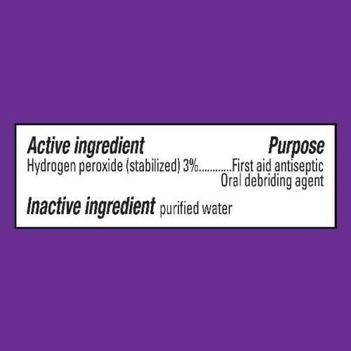 Equate 3% Hydrogen Peroxide 32oz Bottle - First Aid Antiseptic & Oral Debriding Agent, USA Factory Certified