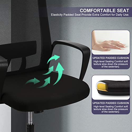 Komene Mesh Ergonomic Office Chair, High Back Desk Chair Swivel