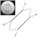 Invisible Wall Plate Hanger, Pack of 5 Tray Display Hanger, 8'' to 16'' Wire Expandable Dish Holders for 7.8