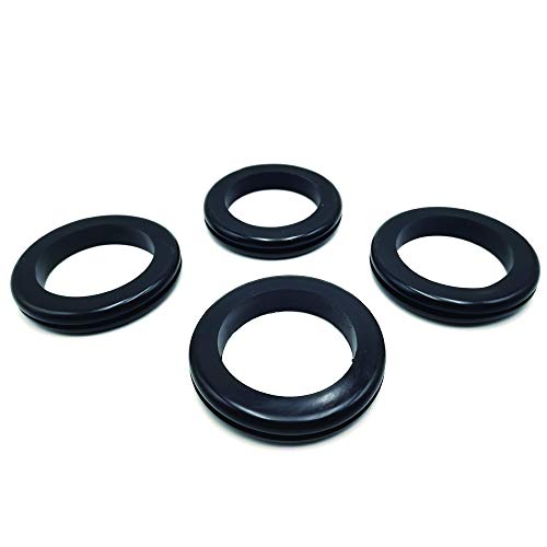 EASYEAH Rubber Grommets for Wiring, 23/8" Drill Hole 2" ID Rubber