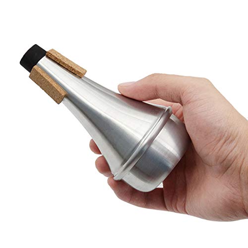 StyleZ Lightweight Aluminum Practice Trumpet Mute Silencer For Jazz Horn Instrusment Accessory - Thumbnail 3