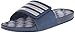 adidas Men's Adissage 2.0 Slides Sandal, Mineral Blue/Matte Silver/Mineral Blue, 9