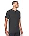 Under Armour Men's Charged Cotton Henley T-Shirt, Carbon Heather/Black, Medium