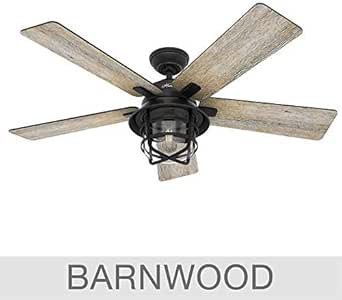 Hunter 54 Coral Gables Reversible Burnished Gray Pine Blades