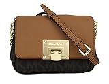 Michael Kors Tina Small Leather Clutch, Crossbody Shoulder Bag