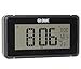 Gloue 21 polyphonic music Digital Alarm Clock ,snooze and Large Display and Smart backlight,Battery Operated and Temperature Display (Black)