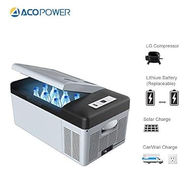 ACOPOWER HY-R15A - Nevera portátil con batería (15 L): Amazon.es ...
