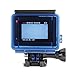SOONSUN Transparent Blue 40M Underwater Waterproof Protective Standard Housing Case Cover for GoPro Hero 3 3Plus 4 Camera