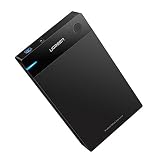 UGREEN External Hard Drive Enclosure 3.5 USB 3.0 to SATA Hard Disk Case Housing with Power Adapter for 3.5 2.5 Inch WD,Seagate,Toshiba,Samsung,Hitachi SATA III,HDD,SSD 16TB,PS4,Tool Free UASP