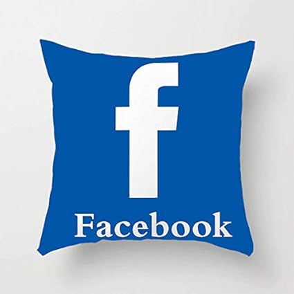 WSA Retail Cool Social Media Logo Pillows (Facebook Pillow)