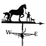 20-Inch Weathervane with Animal Ornament, Garden