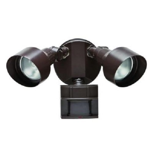 Defiant 110 Degree Outdoor Bronze Motion Security Light