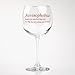 Funny Stemmed Wine Glass - Novinophobia: Fear of Running Out of Wine