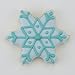 Christmas Snowflake Cookie Cutters 2-Pc Set Made in USA by Ann Clark, 2.5