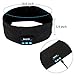 Bluetooth Sleep Headband Headphones, LC-dolida Bluetooth Wireless Music Sleeping Headsets Sport Headbands Built-in Speakers Microphone for Sleeping, Workout, Running, Yoga, Black